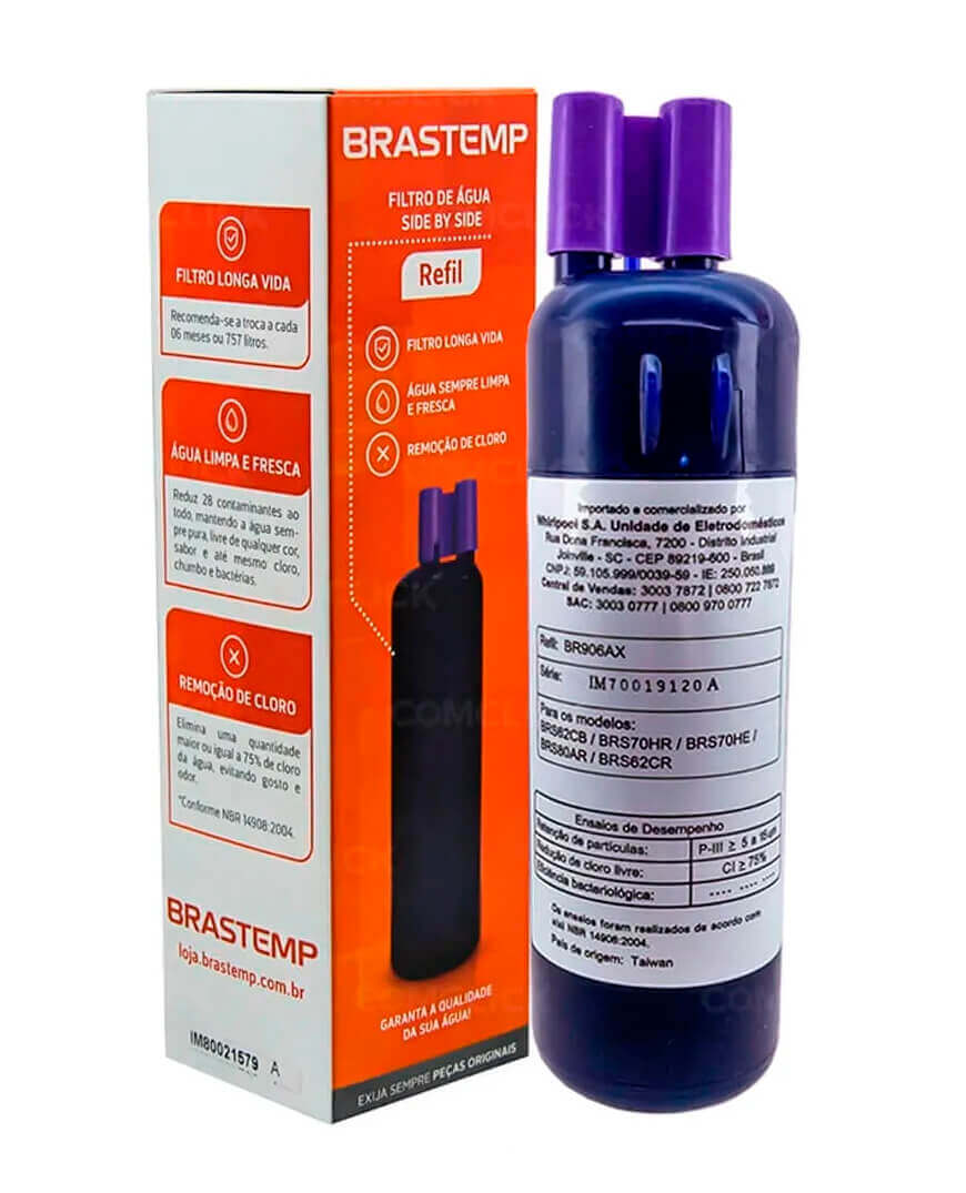 Troca de filtro para refrigeradores Side By Side